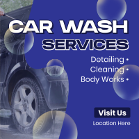 Carwash Auto Detailing Instagram post Image Preview