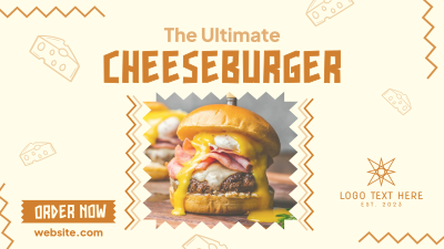 Classic Cheeseburger Facebook event cover Image Preview
