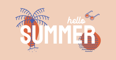 Hello Summer Facebook ad Image Preview