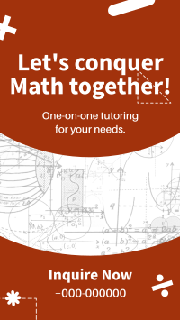 One-on-One Math Tutoring Instagram Reel Preview