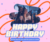 Birthday Celebration Facebook Post Design
