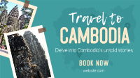Travel to Cambodia Facebook Event Cover Design