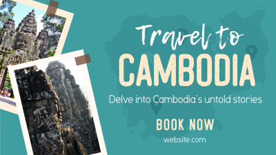 Travel to Cambodia Facebook event cover Image Preview