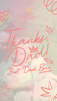 Best Dad Doodle Facebook story Image Preview