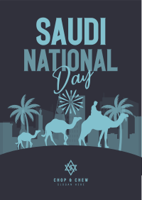 Celebrate Saudi National Day Flyer Image Preview