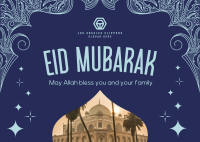Starry Eid Al Fitr Postcard Image Preview