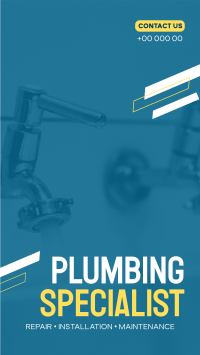 Plumbing Specialist Instagram Story Image Preview