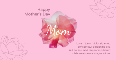 Mothers Day Flower Facebook ad Image Preview
