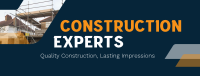 Modern Construction Experts Facebook Cover Design