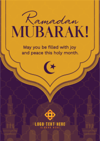 Ramadan Temple Greeting Flyer Image Preview