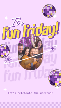 Fun Friday Party Instagram Reel Design