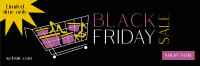 Black Friday Shopping Twitter header (cover) Image Preview