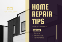 Simple Home Repair Tips Pinterest Cover Design