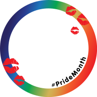 Kiss mark Pride Facebook Profile Picture Preview