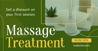 Relaxing Massage Facebook Ad Design