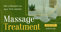 Relaxing Massage Facebook ad Image Preview