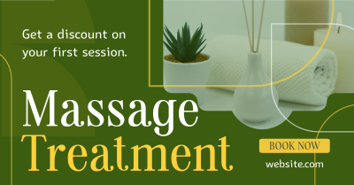 Relaxing Massage Facebook ad Image Preview