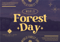 World Forest Day  Postcard Design