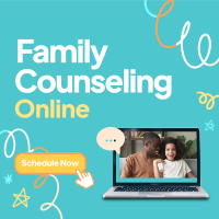 Online Counseling Service Instagram Post Design