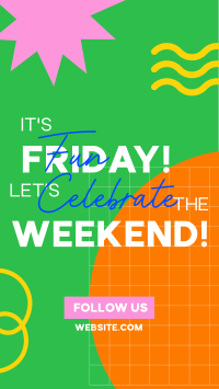 Friday Party Weekend Instagram story Image Preview