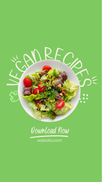 Vegan Salad Recipes Instagram story Image Preview