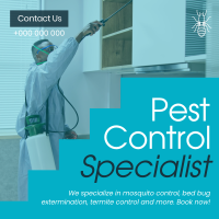 Minimal & Simple Pest Control Instagram Post Design