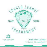 Soccer League Instagram post Image Preview