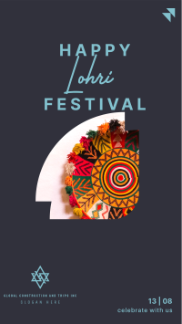 Lohri Fest Facebook Story Design
