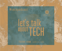 Glass Effect Tech Podcast Facebook post Image Preview