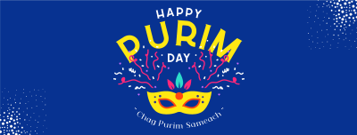 Chag Purim Fest Facebook cover Image Preview