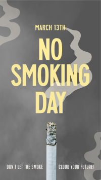 Non Smoking Day Instagram Story Design