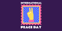 Peace Day Stamp Twitter post Image Preview