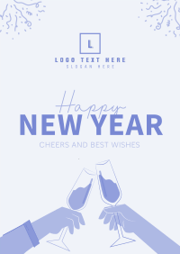 Cheers To New Year Poster Image Preview