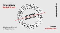 Pandemic Relief Fund Facebook Event Cover Design