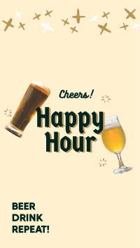 Cheers Happy Hour Facebook Story Image Preview