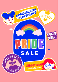 Proud Rainbow Sale Flyer Image Preview