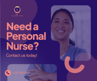 Hiring Personal Nurse Facebook Post Image Preview