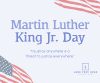 Martin Luther King Day Facebook Post Design