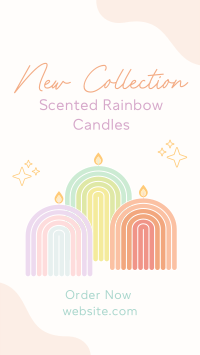 Rainbow Candle Collection Facebook story Image Preview