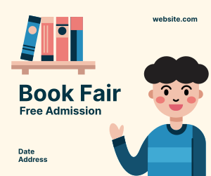 Kids Book Fair Facebook post Image Preview