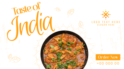 Taste of India Facebook event cover Image Preview