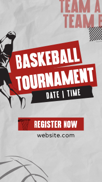Sports Basketball Tournament TikTok video Image Preview