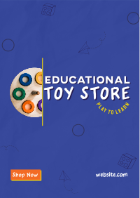 Educational Toy Store Flyer Image Preview