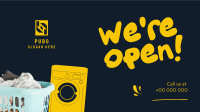 Laundry Opening Facebook event cover Image Preview