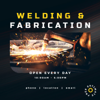 Welding & Fabrication Linkedin Post Design