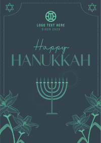 Hanukkah Lilies Flyer Image Preview