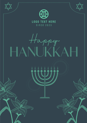 Hanukkah Lilies Flyer Image Preview