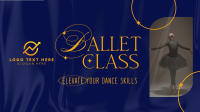 Elegant Ballet Class Animation Image Preview
