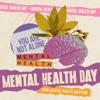 Scrapbook Mental Health Day Instagram Post Preview