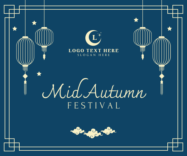 Mid Autumn Festival Lanterns Facebook Post Design Image Preview